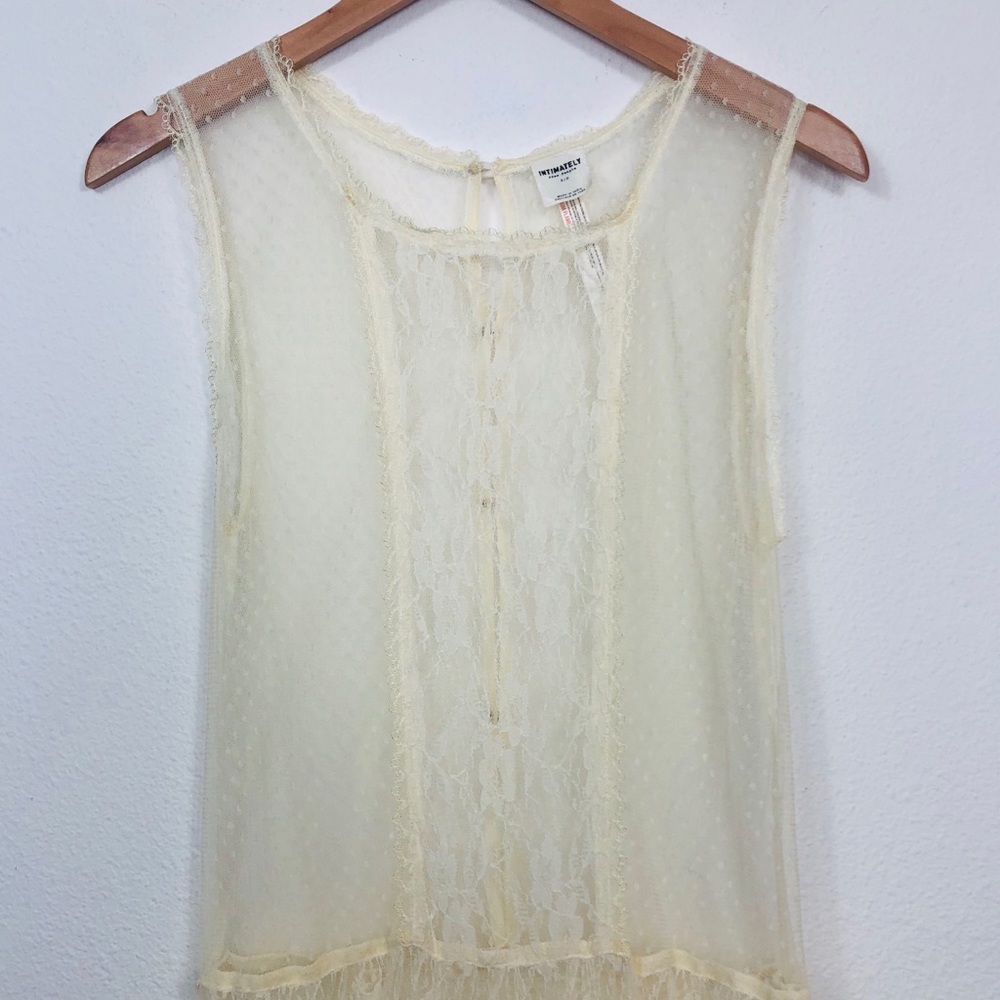 NWOT FP Lace Embroidered Fiesta Fleur Slip S - Picture 2 of 8